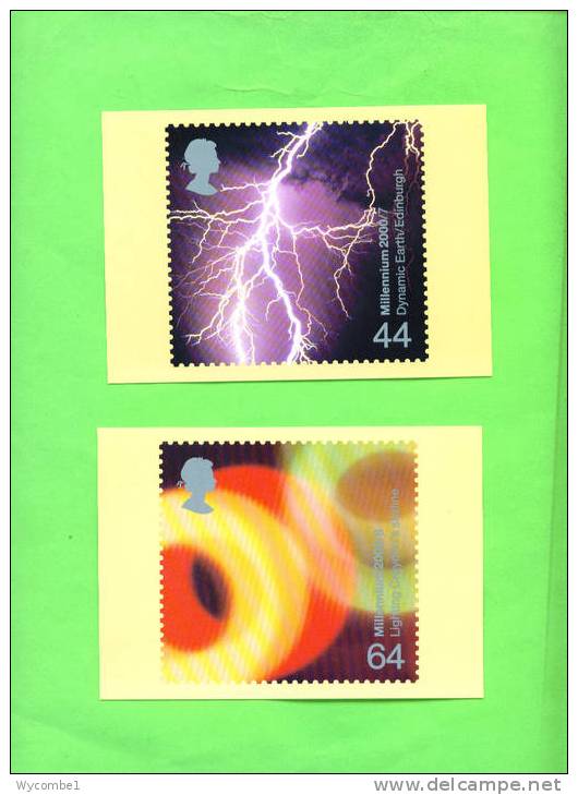 PHQ216 2000 Fire And Light - Set Of 4 Mint - Cartes PHQ