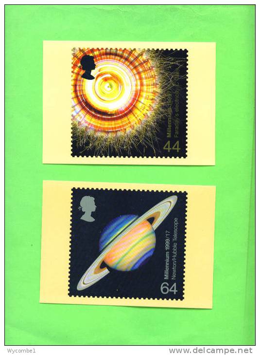 PHQ210 1999 The Scientists Tale - Set Of 4 Mint - Cartes PHQ