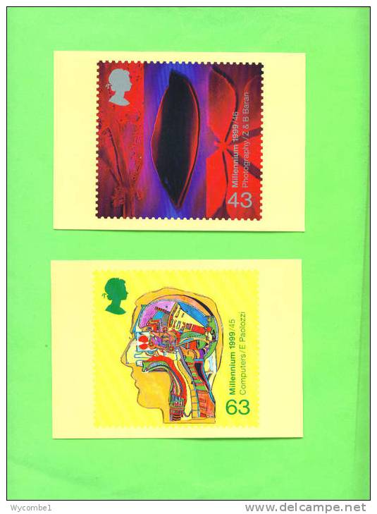 PHQ203 1999 The Inventers Tale - Set Of 4 Mint - Cartes PHQ