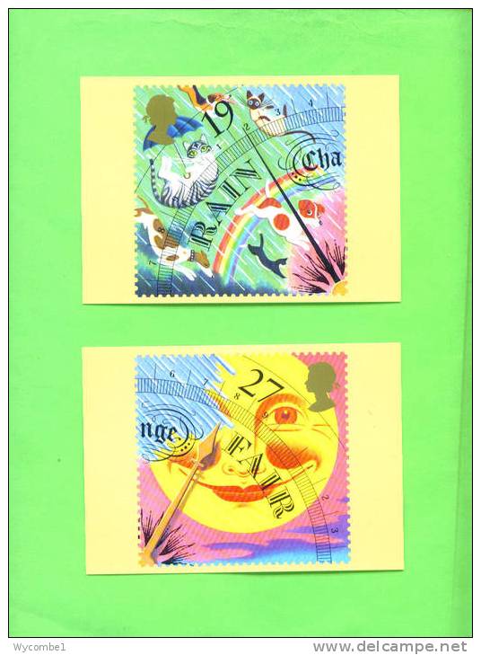 PHQ229 2001 Weather - Set Of 5 Mint - PHQ Karten