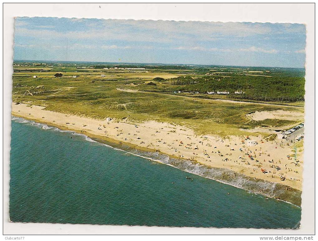 Brétignolles-sur-Mer (85) : Vue Aérienne Sur La Plage Des Dunes En 1969 (animée). - Bretignolles Sur Mer