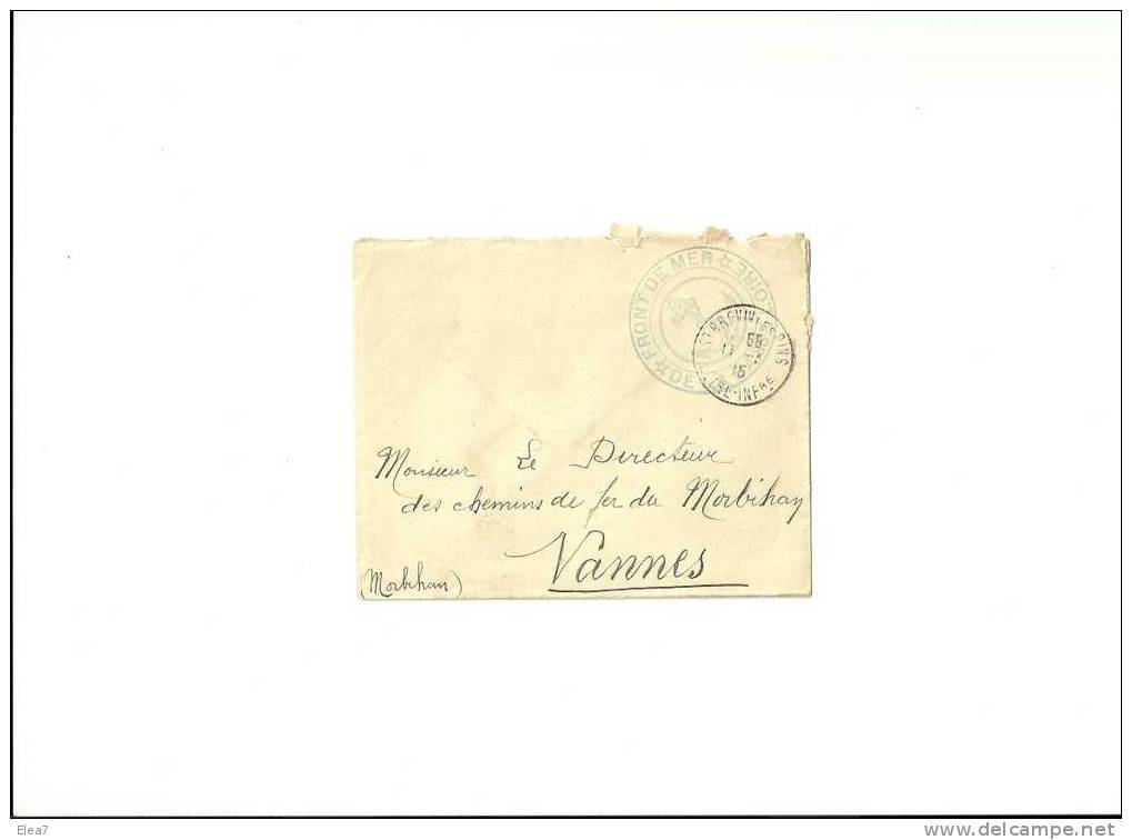ENVELOPPE - 11/06/1915 - Lettres & Documents