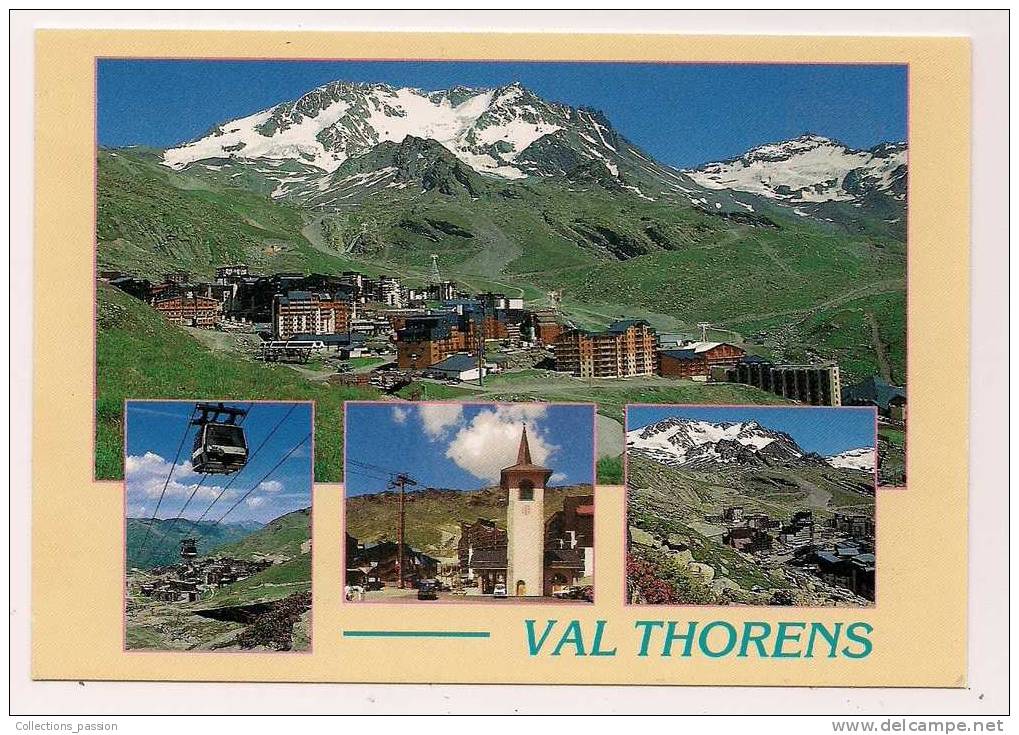 Cp , 73 , VAL THORENS , Savoie , Les 3 Vallées , Multi-Vues - Val Thorens
