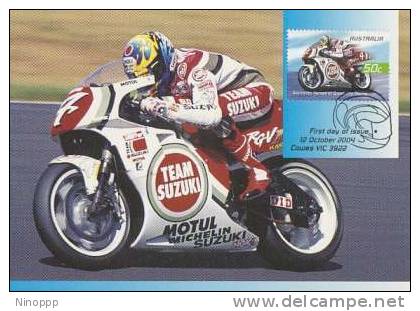 Australia-2004 Gran Prix,50c Daryl Beattie  Maximum Card - Motorbikes