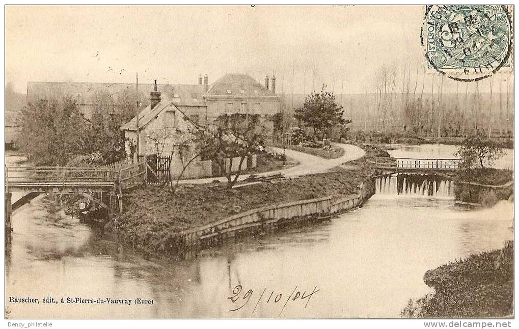 27/ LE VAUDREUIL / BARRAGE ET CHUTE D'EAU SUR L'EURE - Le Vaudreuil