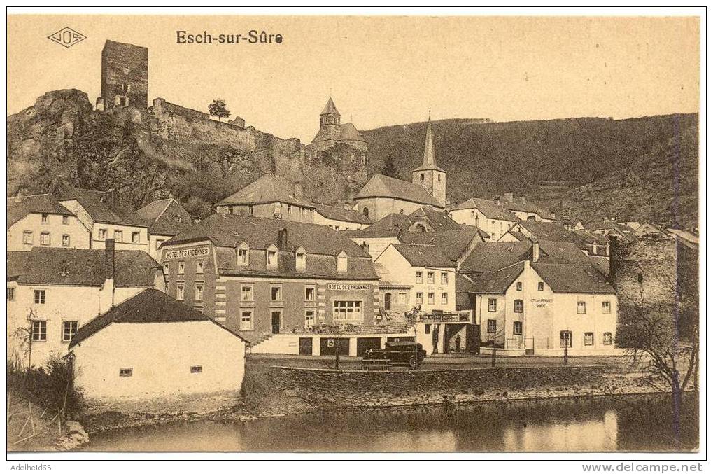 Luxembourg Esch-sur-Sûre Panorama, Vue Générale Hôtel Des Ardennes, JOS - Esch-sur-Sure