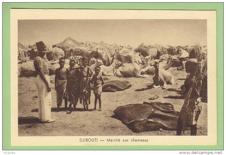 Djibouti : Marché Aux Chameaux. Très Bon état. - Dschibuti