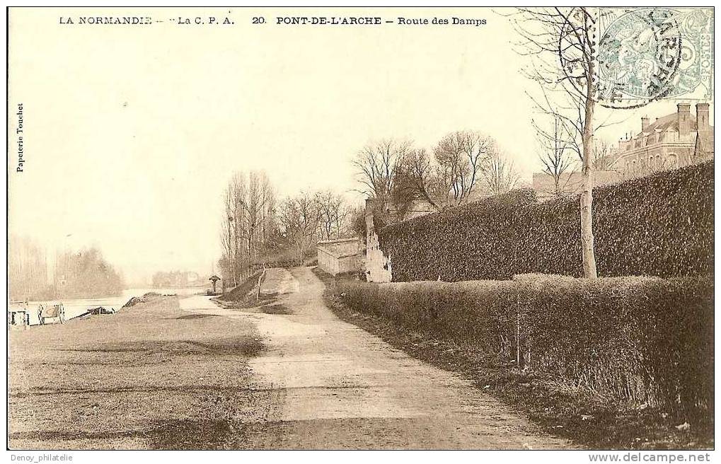 27/ PONT DE L'ARCHE / ROUTE DES DAMPE - Pont-de-l'Arche