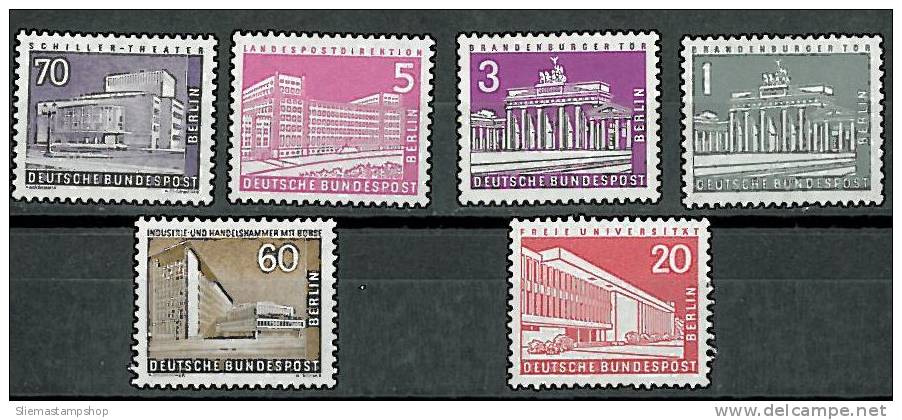 GERMANY BERLIN - 1956 COMPLETE YEAR 25 STAMPS - V1373 - Ungebraucht