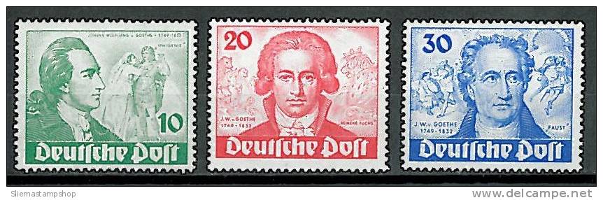 GERMANY BERLIN - 1949 GOETHE - V1378 - Unused Stamps