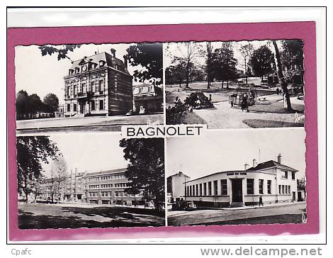 Bagnolet : Multivues ; La Mairie,le Parc,les Ecoles,La Poste - Bagnolet