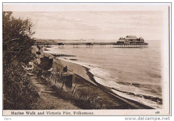 Folkestone  Marine Walk And Victoria Pier   188 - Folkestone