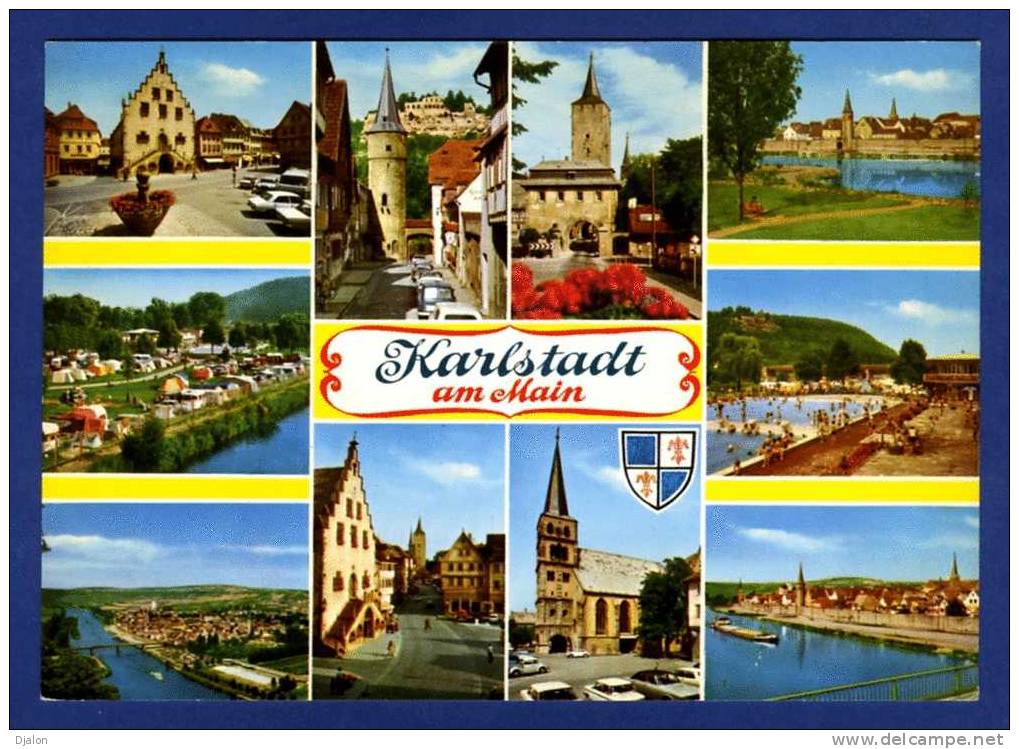 KARLSTADT Am Main. (C.P.S.M. - Multivues) - Karlstadt