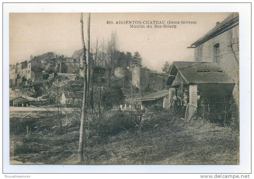 820. ARGENTON-CHATEAU - MOULIN DU BAS-BOURG - Argenton Chateau