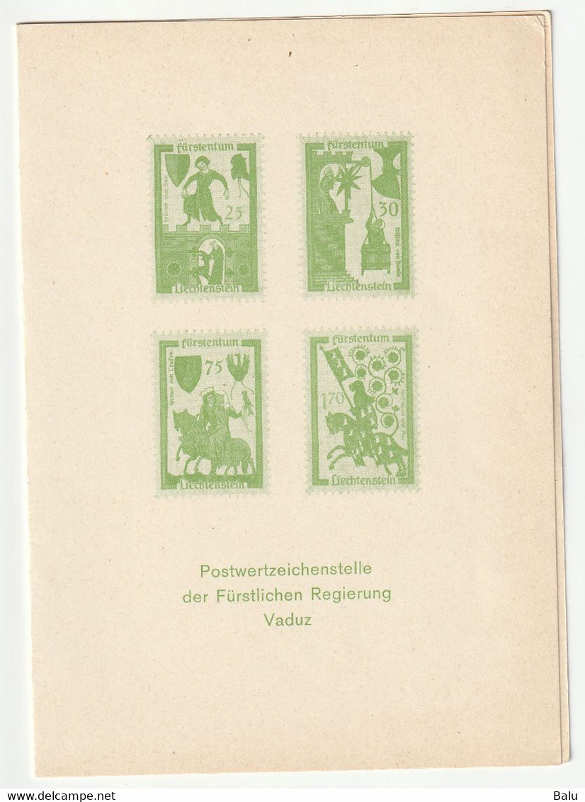 Liechtenstein 1975 Glückwunschkarte Heiliges Jahr Sankt Petrus Chur Michel Nr. 639 Yvert No. 582 - Storia Postale