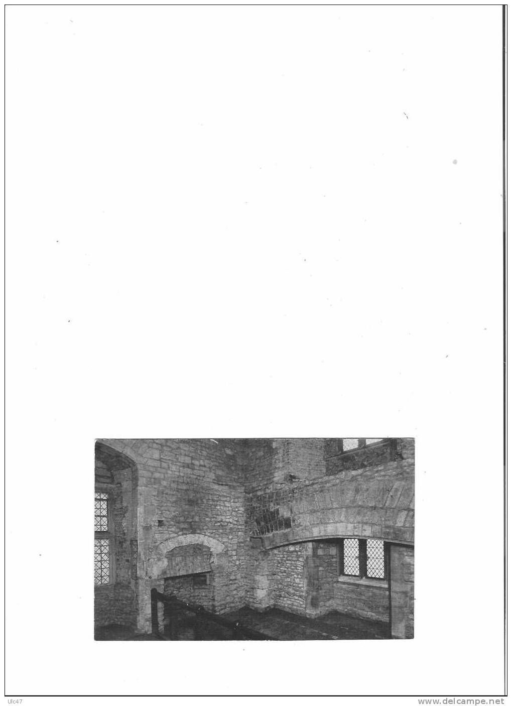 - TOWER OF LONDON. - Bloody Tower. Interior, Showing Old Fireplace. - Cpa - Scan Recto/verso - - London Suburbs