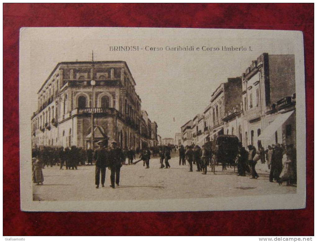 BRINDISI - Corso Garibaldi E Corso Umberto I - FP - NUOVA - ANIMATISSIMA - - Brindisi