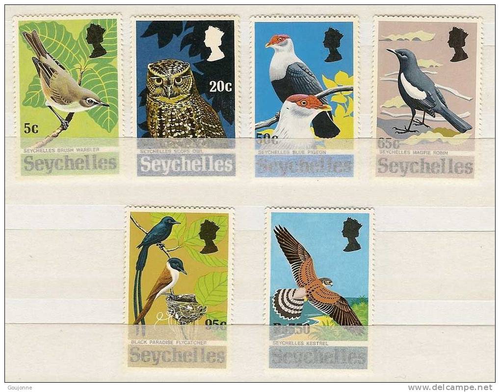 SEYCHELLES Oiseaux  293 298 ** - Colibris