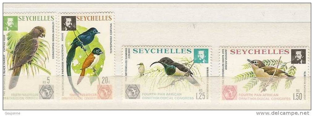 SEYCHELLES 4eme Congrés Panafricain D'ornithologie Oiseaux 351 354 ** - Colibris