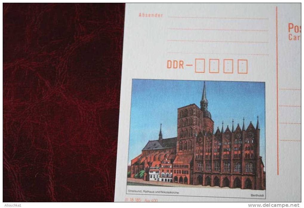 ENTIER POSTAL ENTIERS POSTAUX DDR DEUSTCHE DEMOKRATISCHE REPUBLIK ALLEMAGNE DE L´ EST PSTKARTE - Postcards - Mint