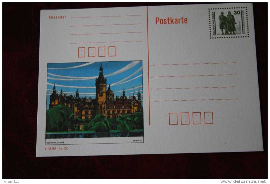 ENTIER POSTAL ENTIERS POSTAUX DDR DEUSTCHE DEMOKRATISCHE REPUBLIK ALLEMAGNE DE L´ EST PSTKARTE - Postcards - Mint