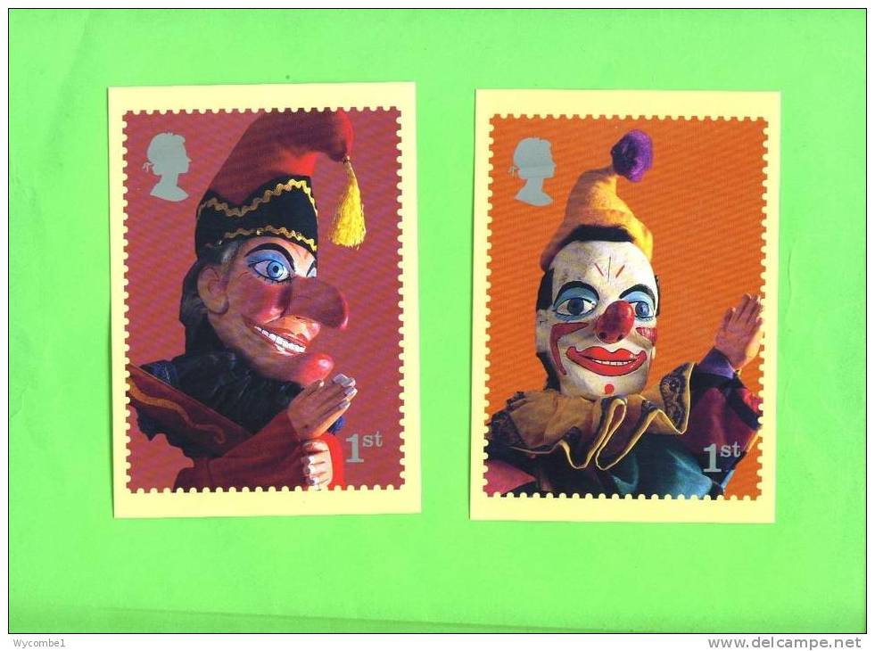 PHQ234 2001 Punch And Judy - Set Of 6 Mint - Cartes PHQ