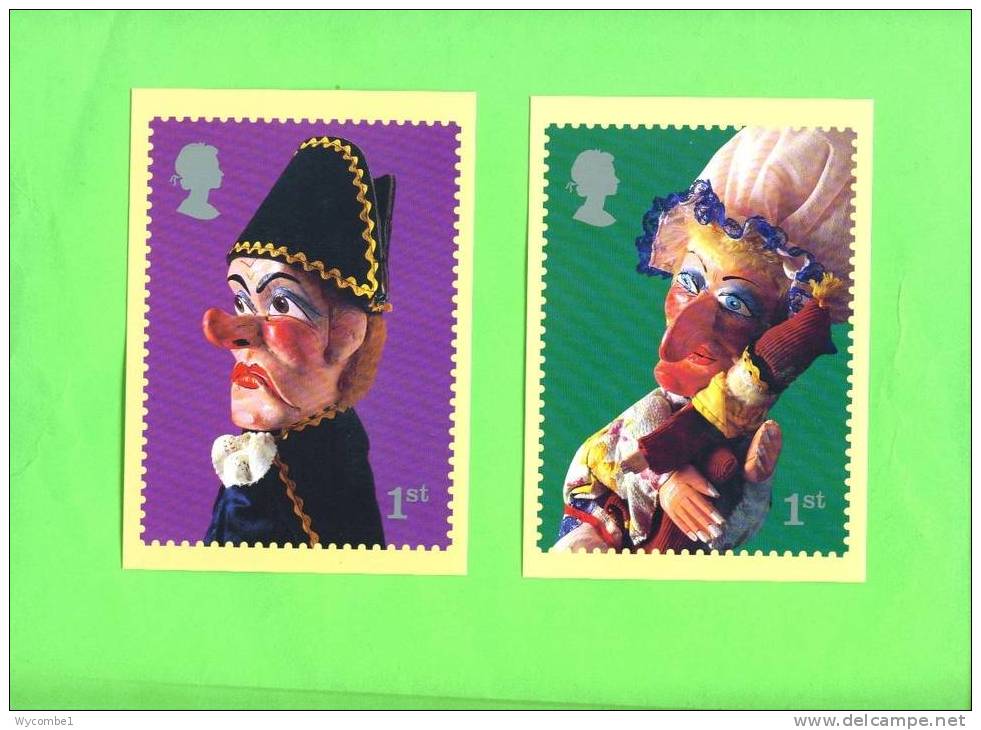 PHQ234 2001 Punch And Judy - Set Of 6 Mint - PHQ Karten