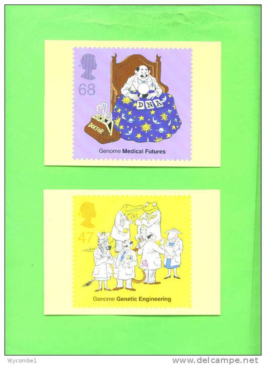 PHQ250 2003 The Secret Of Life - Set Of 6 Mint - PHQ Karten