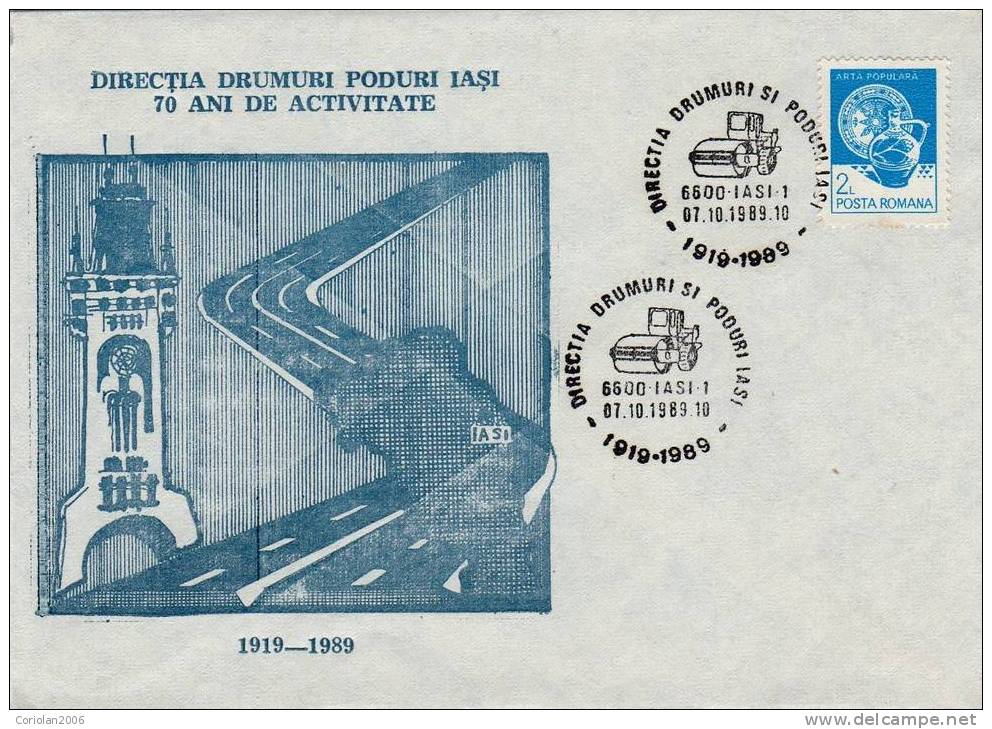 Romania / Special Covers With Special Cancellation / Routes - Other (Earth)