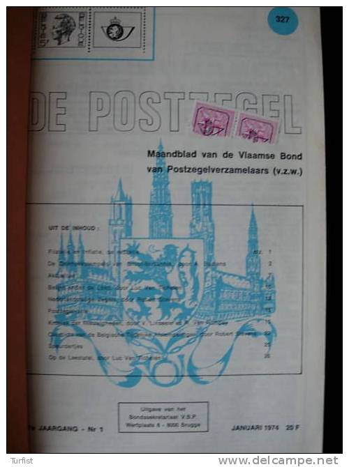 DE POSTZEGEL 37 JAARGANG 1974 COMPLEET INGEBONDEN - Niederländisch (ab 1941)