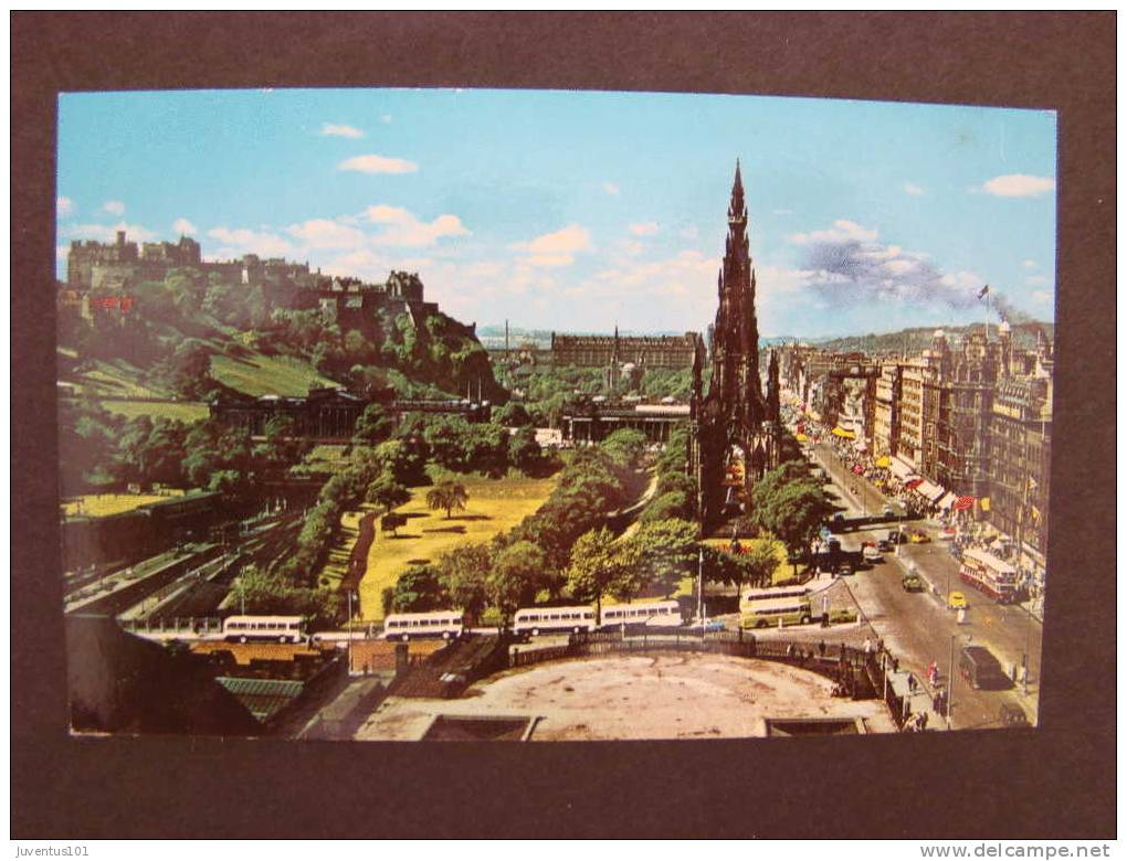 CPSM ECOSSE-Princes Street And The Scott Monument-Edinburgh - Midlothian/ Edinburgh