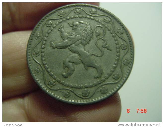 4146  BELGIE BELGIQUE BELGICA   25 CENTS     YEAR  1916 VF  OTHERS IN MY STORE - 25 Cent