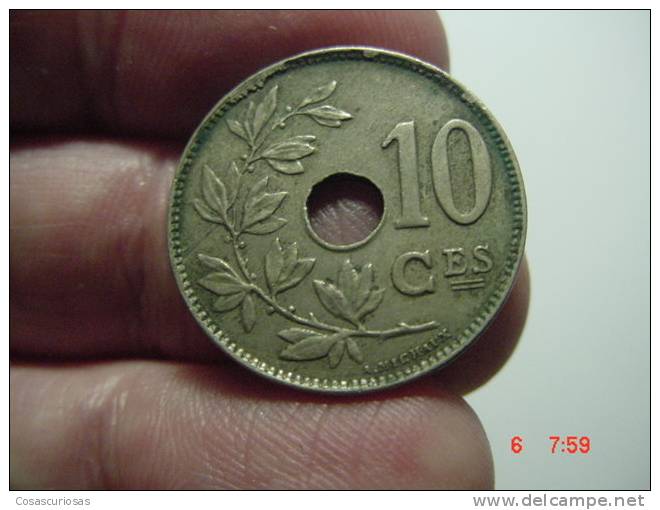 4156  BELGIE BELGIQUE BELGICA   10 CENTS     YEAR  1923 BELGIQUE  VF OTHERS IN MY STORE - 10 Centimes