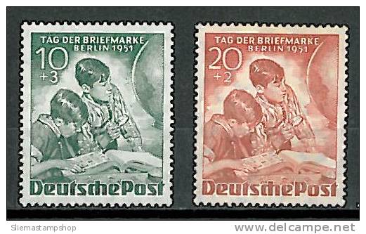 GERMANY BERLIN - 1951 STAMP DAY - V1385 - Unused Stamps