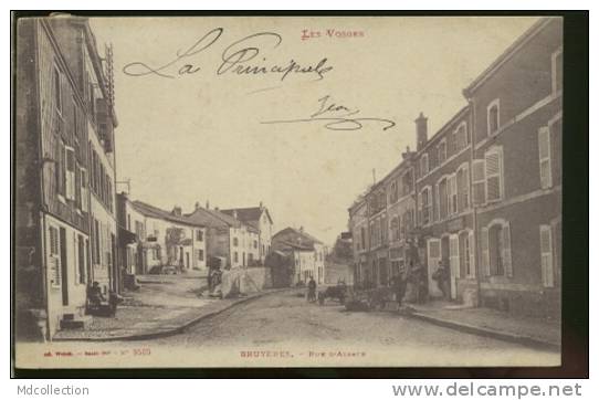 88 BRUYERES /     Rue D'Alsace   / - Bruyeres