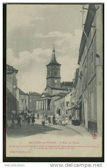 88 BRUYERES /     La Rue De L'église   / - Bruyeres