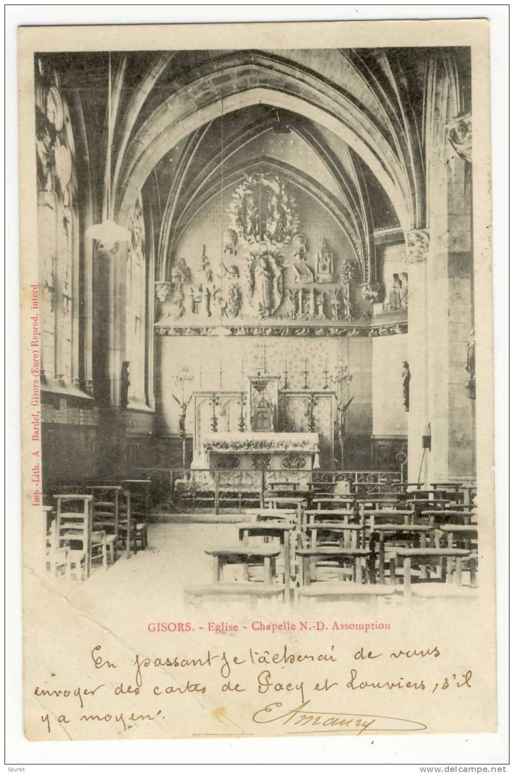 GISORS. - Eglise - Chapelle N.D. Assomption - Gisors