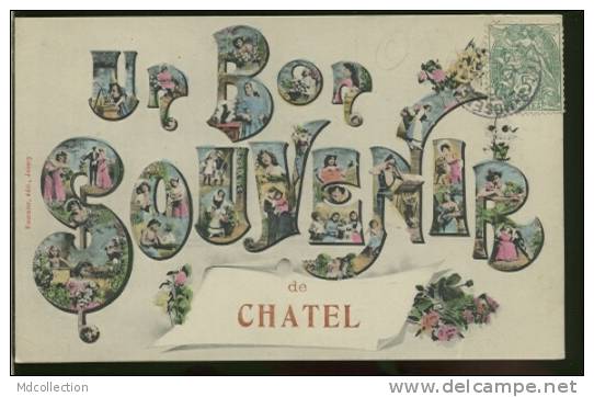 88 CHATEL SUR MOSELLE   /   Carte Souvenir    /  Couleur - Chatel Sur Moselle