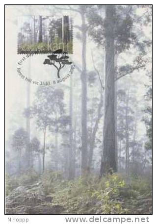 Australia-2005 Native Trees,50c Karri  Maximum Card - Maximum Cards