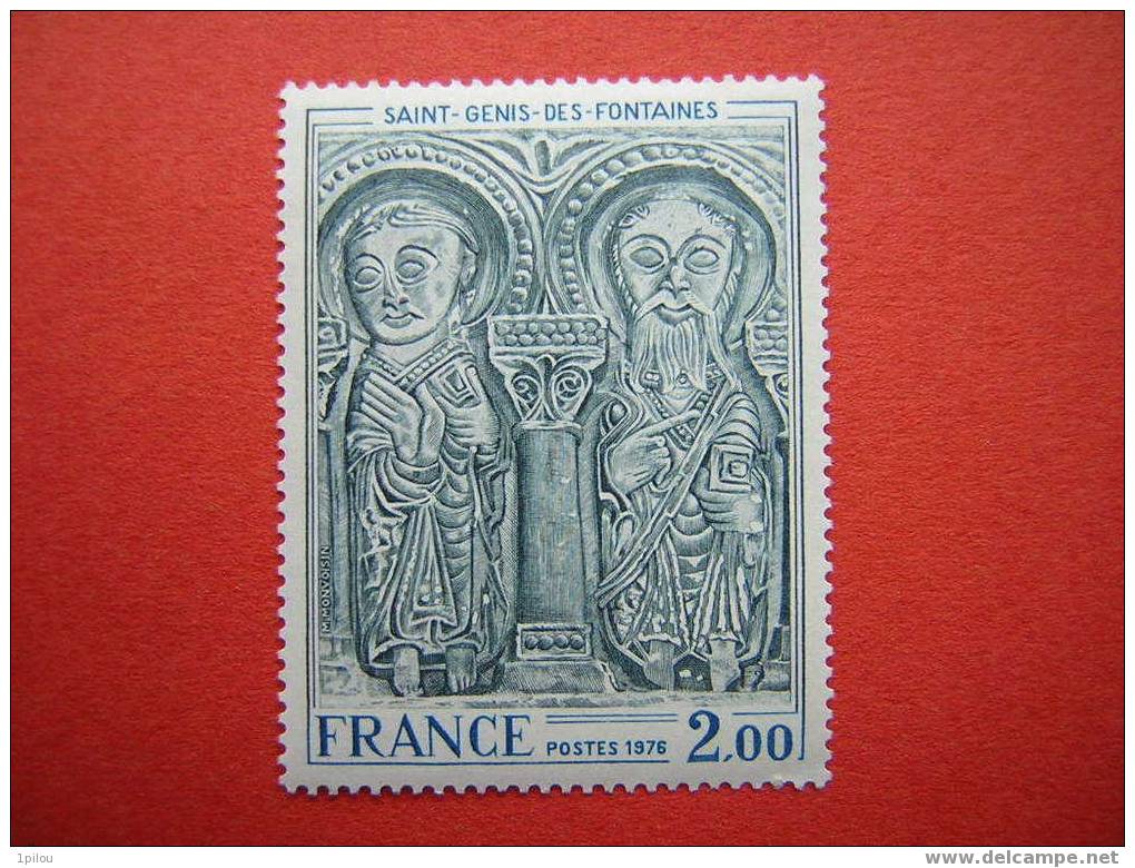 FRANCE : N° 1867  NEUF** LINTEAU DE L´EGLISE SAINT GENIS-DES-FONTAINES. - Cuadros