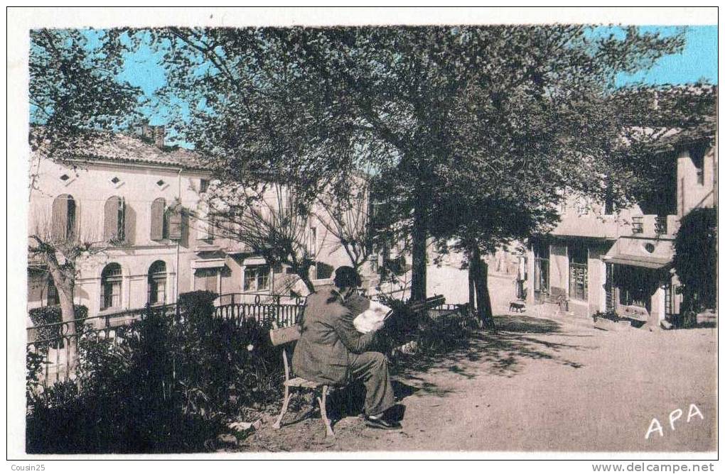 82 MONCLAR DE QUERCY - Un Coin De La Promenade : Edit : APA - Montclar De Quercy