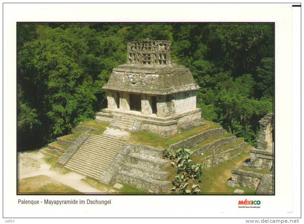 Palenque - Mayapyramide Im Dschungel - Mexico