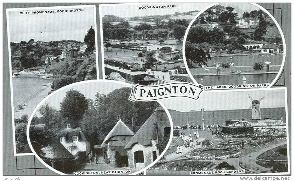 Britain United Kingdom Paignton Old Postcard [P434] - Paignton