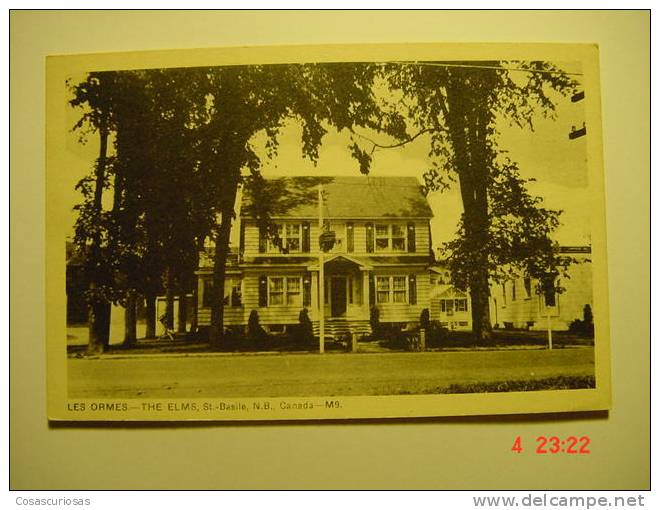 3984 CANADA  LES ORMES THE ELMS ST. BASILE YEARS 1920  OTHERS IN MY STORE - Other & Unclassified