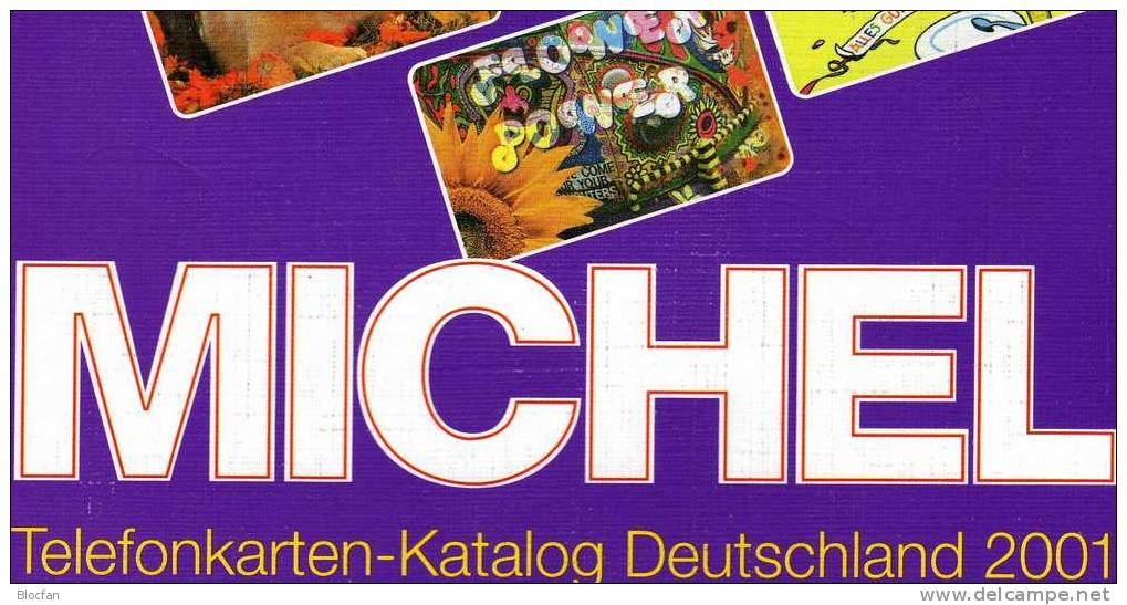 Michel Telefonkarten Katalog 2001 Antiquarisch 27€ Auch Mit Briefmarken-Motiven Tele-cards Topic Catalogue Of Germany - Thema's