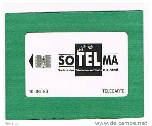 MALI - SOTELMA CHIP - DARK GREY LOGO 10 UNITS (LOGO MORENO CODE C46145640)- USED - RIF. 2466 - Malí