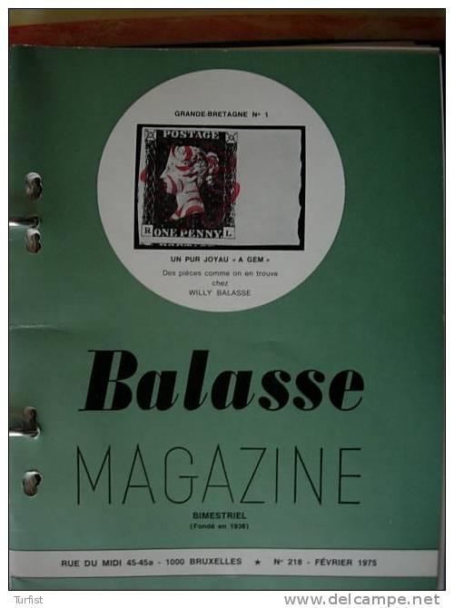BALASSE MAGAZINE 1975 COMPLEET NRS 218/223 - Français (àpd. 1941)