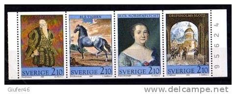 Sverige - 4 Valori Unti Orizzontalmente K. 2,10 - NUOVI ** - Unused Stamps