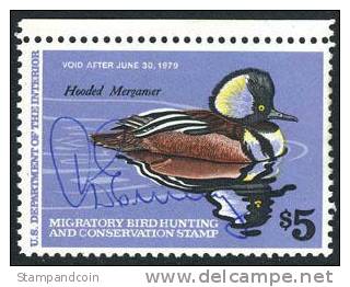 US RW45 XF Used Duck Stamp From 1978 - Duck Stamps