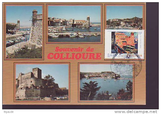 FRANCE CARTE MAXIMUM  NUM.YVERT 3497 COLLIOURE - 2000-2009